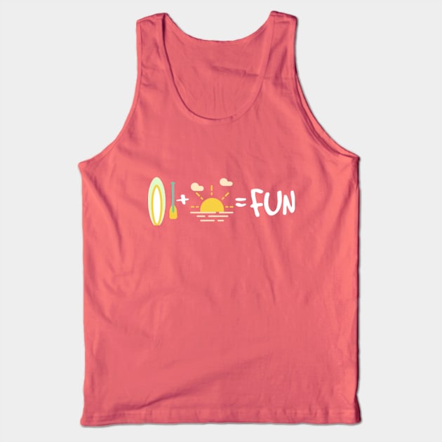 SUP + Sunset = Fun Tank Top by Equals Fun